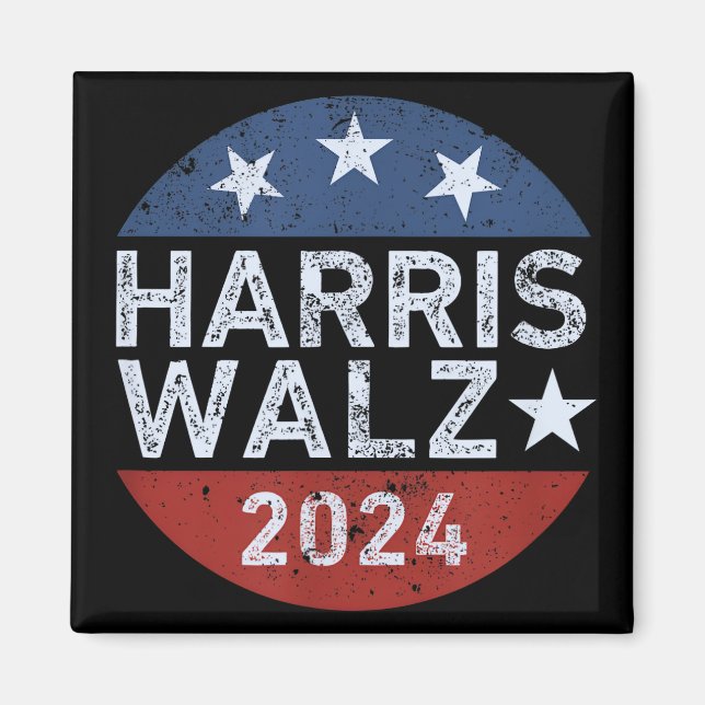 Harris Walz Waltz Magnet (Vorne)