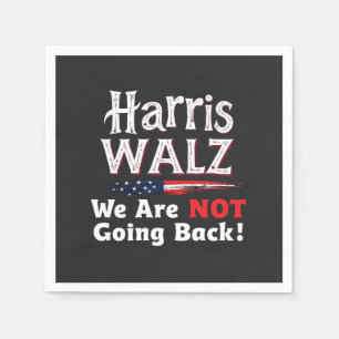 Harris Walz Wir werden die Wahlen 2024 nicht zurüc Serviette