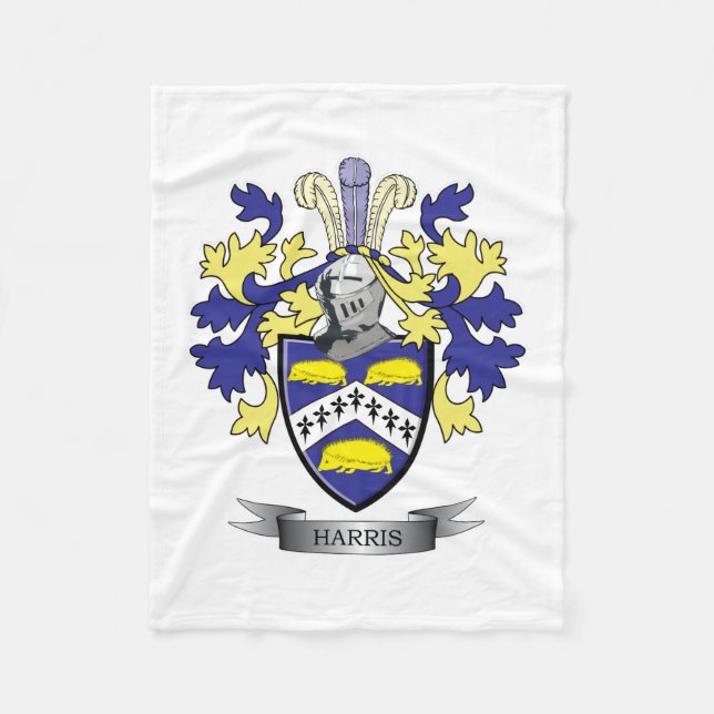 Harris-Wappen Fleecedecke (Vorderseite)
