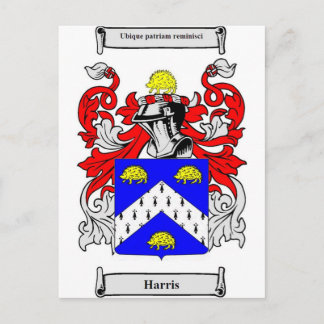 Harris-Wappen Postkarte