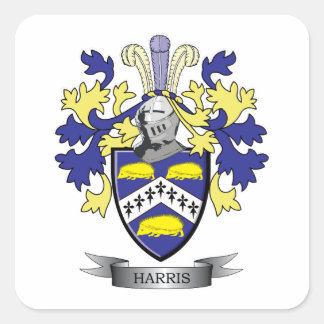 Harris-Wappen Quadratischer Aufkleber