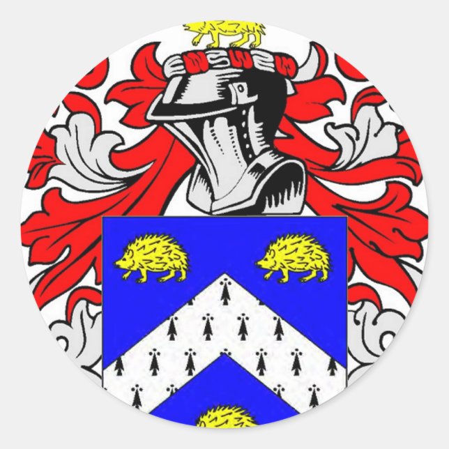 Harris-Wappen Runder Aufkleber (Vorderseite)
