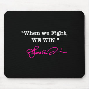 Harris - Wenn wir kämpfen gewinnen wir - Hot Pink Mousepad