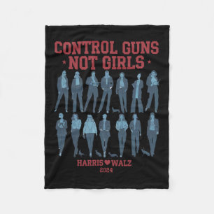 Harris Wheimer 2024 Kontrolle Guns Not Girls Kamal Fleecedecke