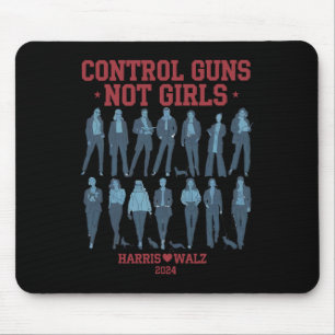 Harris Wheimer 2024 Kontrolle Guns Not Girls Kamal Mousepad