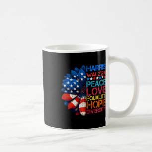 Harris Wheimer 2024 Peace Liebe Equality Hope Dive Kaffeetasse