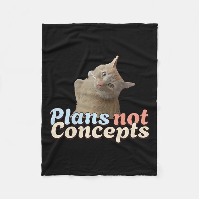 Harris Wheimer Cat sagt, dass Pläne für eine Absti Fleecedecke (Vorderseite)