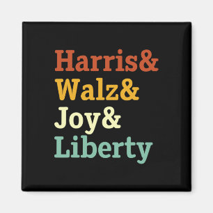 Harris Wheimer Joy Liberty - Harris Walzer 2024 Re Magnet