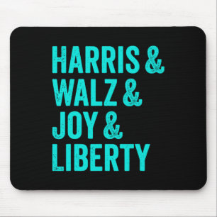 Harris Wheimer Joy Liberty - Harris Walzer 2024 Re Mousepad