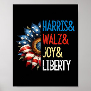Harris Wheimer Joy Liberty - Harris Walzer 2024 Re Poster