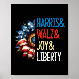 Harris Wheimer Joy Liberty - Harris Walzer 2024 Re Poster