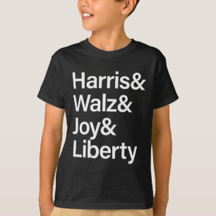 Harris Wheimer Joy Liberty Vote Kamala Harris Pres T-Shirt