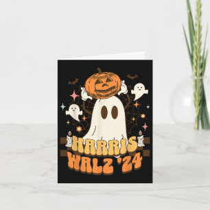 Harris Wheimer Präsident Halloween Ghost Spooky Karte