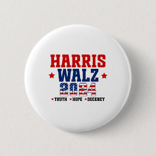 Harris Wheimer Waltz 2024 - Wahl zur Wahrheits-Hof Button