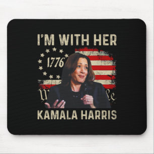 Harris Wir, die Leute, die ich mit ihrer US-Flagge Mousepad