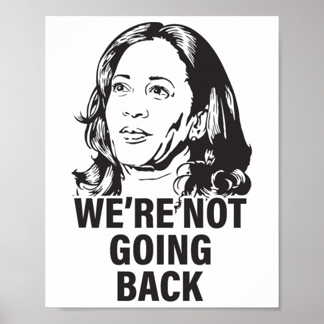 Harris, wir gehen nicht zurück 2024 poster (Vorne)