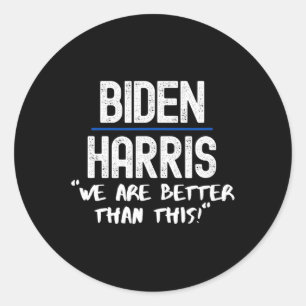 Harris wir sind besser als das runder aufkleber