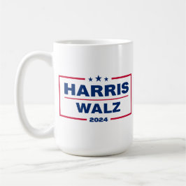 Harris Wlaz 2024 Kamala Harris Tim Walz Wahl Kaffeetasse