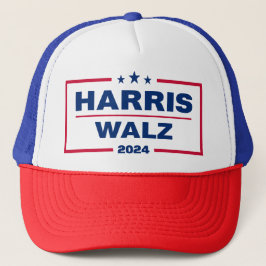 Harris Wlaz 2024 Kamala Harris Tim Walz Wahl Truckerkappe