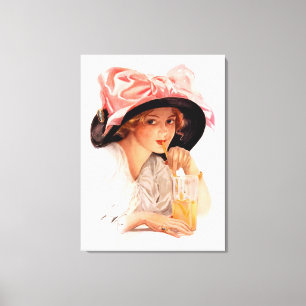 Harrison Fisher: Erfrischung Leinwanddruck