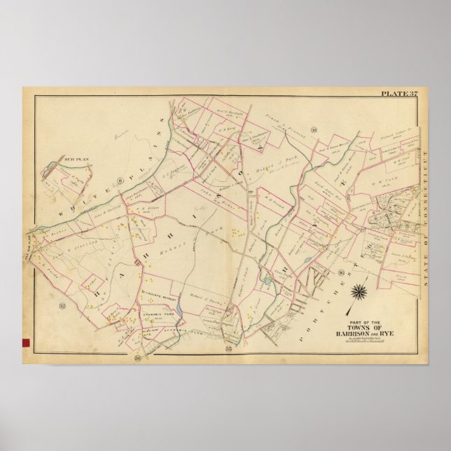 Harrison, Rye, New York 2 Poster (Vorne)