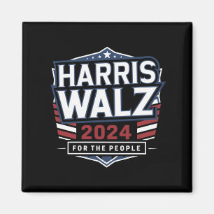 HarrisWaltz 2024 T-Shirt KamalaHarris TimWaltz 202 Magnet