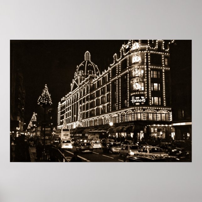 HARROD's at CHRISTMAS - LONDON Poster (Vorne)