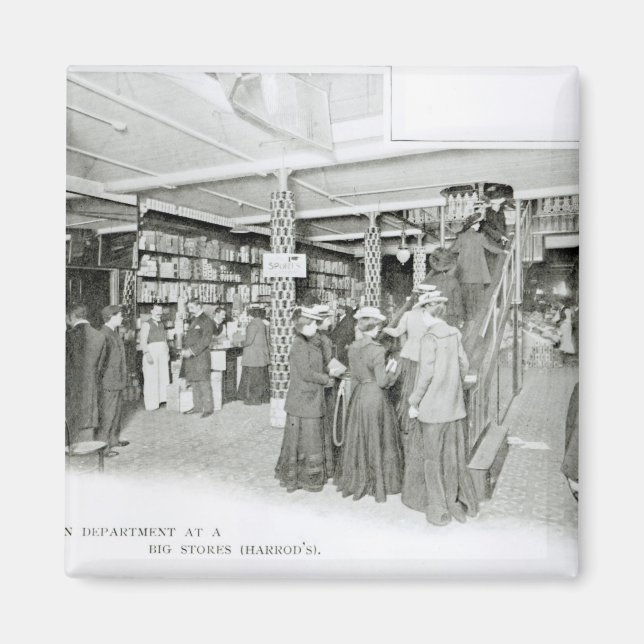 Harrods Provivision Department, c.1901 Magnet (Vorne)