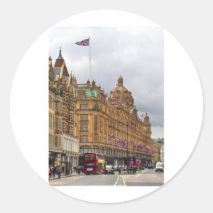Harrods von Knightsbridge Runder Aufkleber