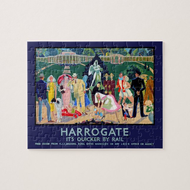 Harrogate Poster vintage Puzzle (Horizontal)