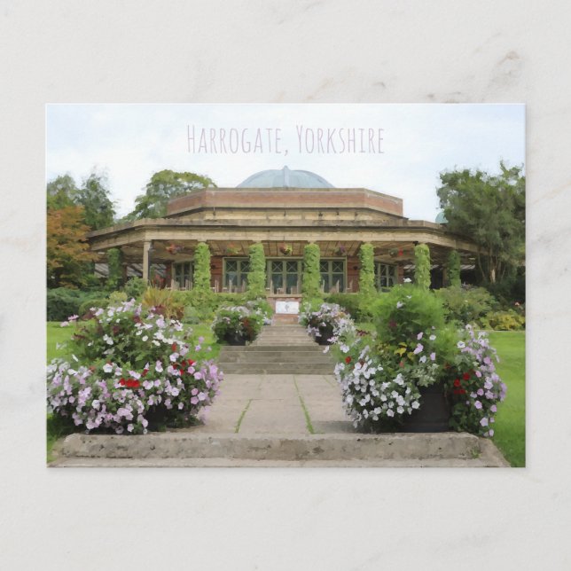 Harrogate, Valley Gardens in Yorkshire Postkarte (Vorderseite)