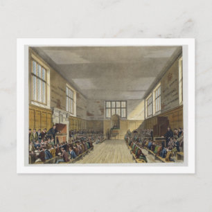 Harrow School Room von der 'History of Harrow Scho Postkarte