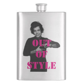 Harry-Art, aus Art-Bild-Gut-Flasche heraus Flachmann