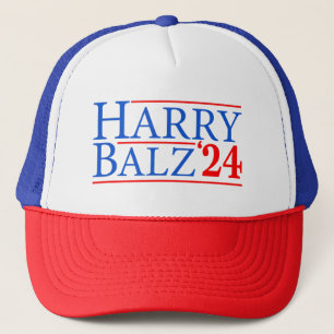 Harry Balz 2024 Harris Walz 2024 Für Männer Frauen Truckerkappe