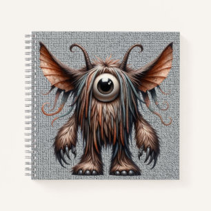 Harry - Ein mit Augen Monster Spiral Notebook Notizbuch