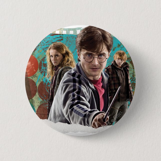 Harry, Hermione und Ron 1 Button (Vorderseite)