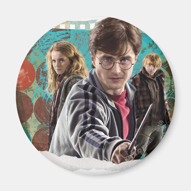 Harry, Hermione und Ron 1 Magnet (Vorne)