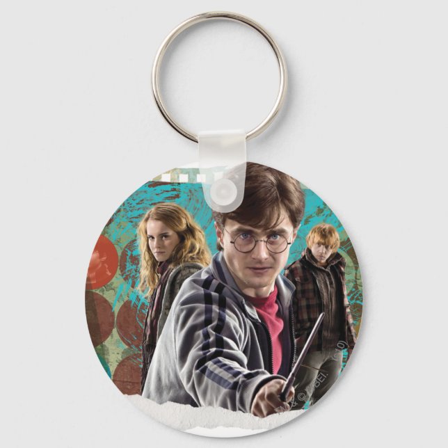 Harry, Hermione und Ron 1 Schlüsselanhänger (Vorderseite)