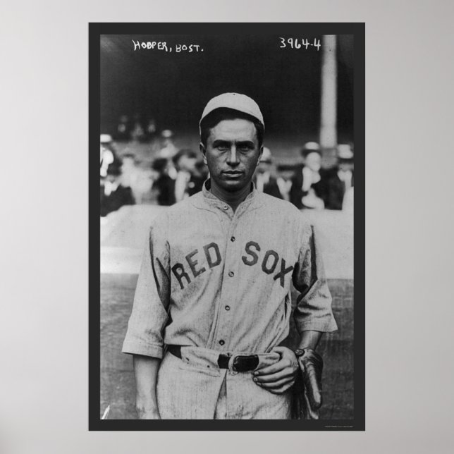 Harry Hooper Red Sox Baseball 1914 Poster (Vorne)