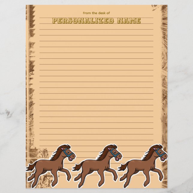 Harry Horse Rustic Linde Paper Sheet (Vorderseite)