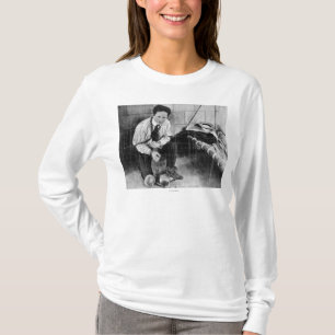 Harry Houdini kurz vor der Flucht aus dem Gefängni T-Shirt