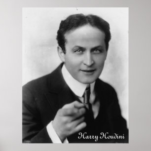 Harry Houdini Print Poster