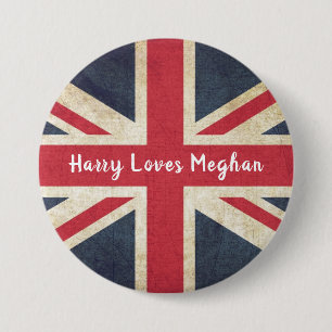 Harry-LIEBEN Meghan königlicher Hochzeits-Knopf Button
