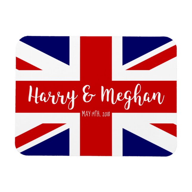 Harry & Meghan | Königliche Hochzeitsfeier Magnet (Horizontal)