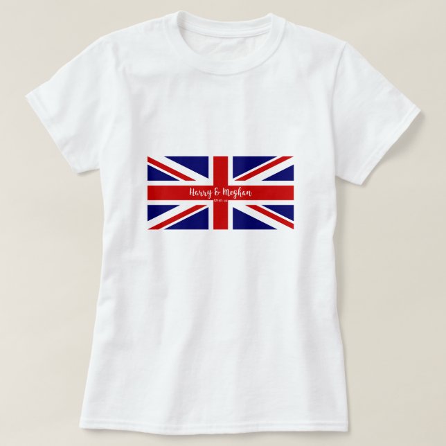 Harry & Meghan | Königliche Hochzeitsfeier T-Shirt (Design vorne)