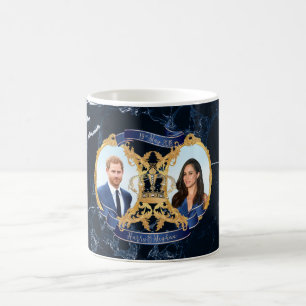Harry+Meghan Midnight Blue Marble Kaffeetasse
