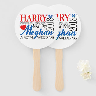 Harry & Meghan Wedding, 19. Mai 2018 Fächer