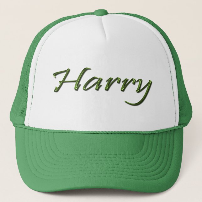 HARRY-Name - Personalisierter Geschenkhut Truckerkappe (Vorderseite)