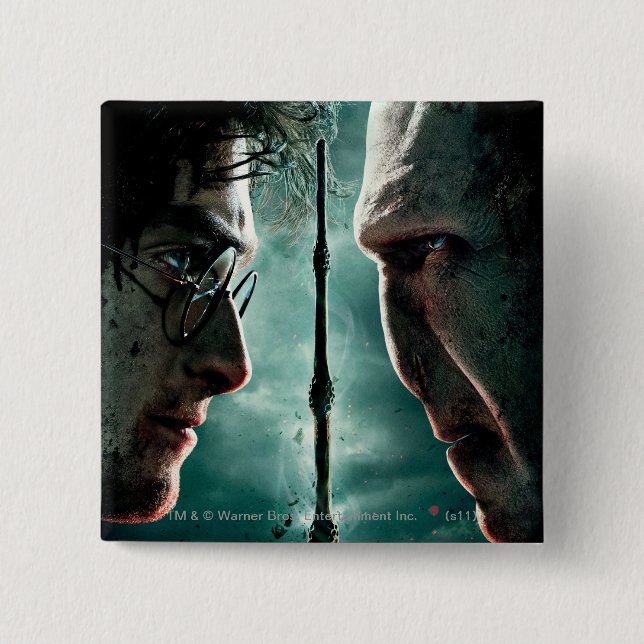 Harry Potter 7 Part 2 - Harry vs Voldemort Button (Vorderseite)