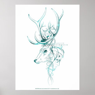 Harry Potter Aguamenti EXPECTO PATRONUM™ Hirsch Poster
